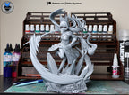 Azure Fox Blade Dancer | 1/7 Unpainted Resin Kit Model