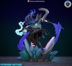 Azure Fox Blade Dancer | 1/7 Unpainted Resin Kit Model