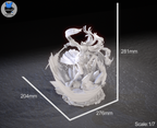 Azure Fox Blade Dancer | 1/7 Unpainted Resin Kit Model