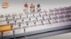 Fluffwing Key Guardians | Keyboard Keycap Unpainted Resin Kit Model