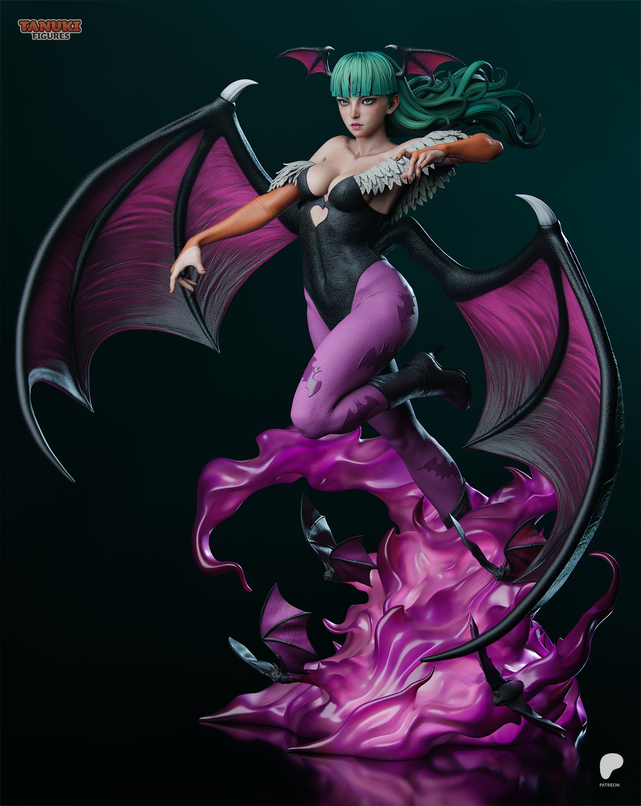 Title Violet Abyss Temptress | 1/6 Unpainted Resin Kit Model