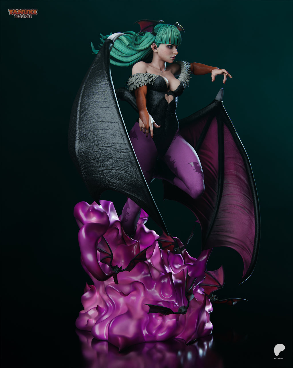Title Violet Abyss Temptress | 1/6 Unpainted Resin Kit Model