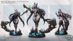 Abyssal Horned Harvester | 32mm & 75mm Unpainted Resin Kit Model