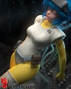 Neural Cyber Pinup | 1/10 Unpainted Resin Kit Model