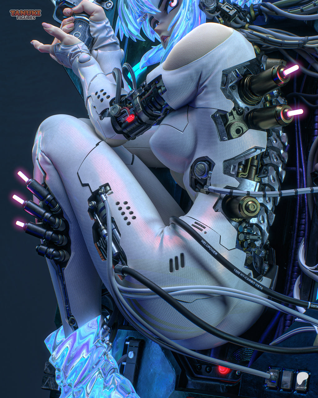 Neon Veil Phantom | 1/8 Unpainted Resin Kit Model