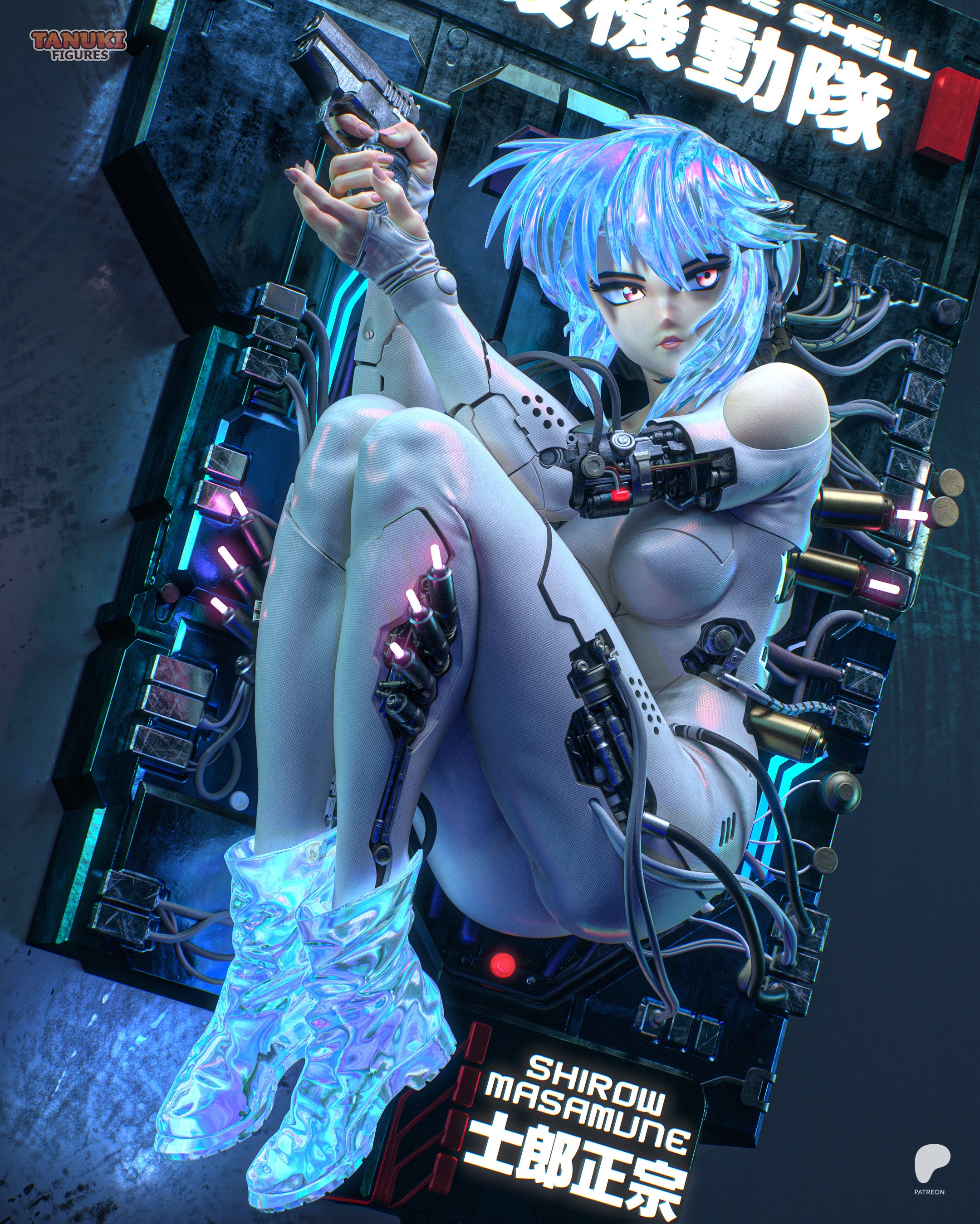 Neon Veil Phantom | 1/8 Unpainted Resin Kit Model
