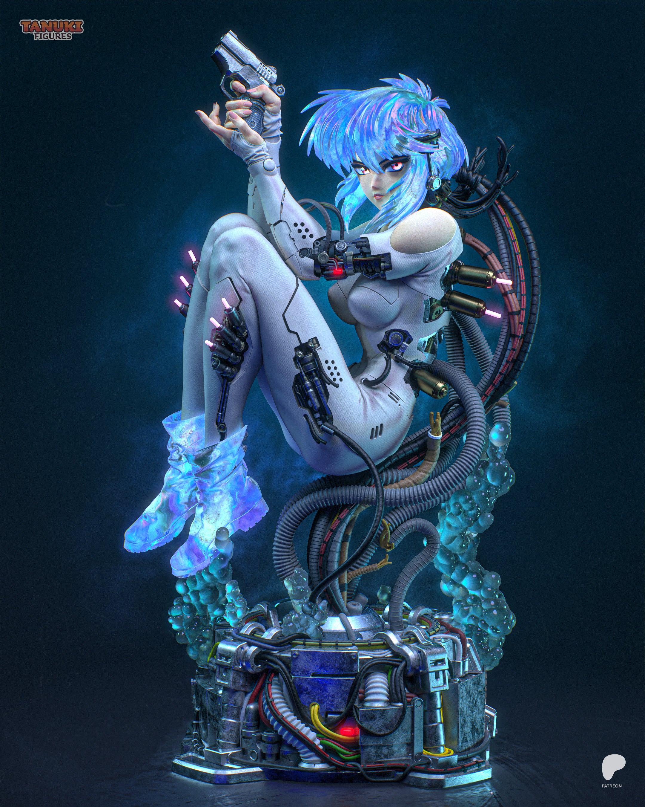 Neon Veil Phantom | 1/8 Unpainted Resin Kit Model