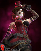 Steampunk Gambler Pinup | 1/10 Unpainted Resin Kit Model