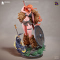 Flameheart Shieldmaiden | 1/8 Unpainted Resin Kit Model