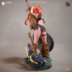 Flameheart Shieldmaiden | 1/8 Unpainted Resin Kit Model