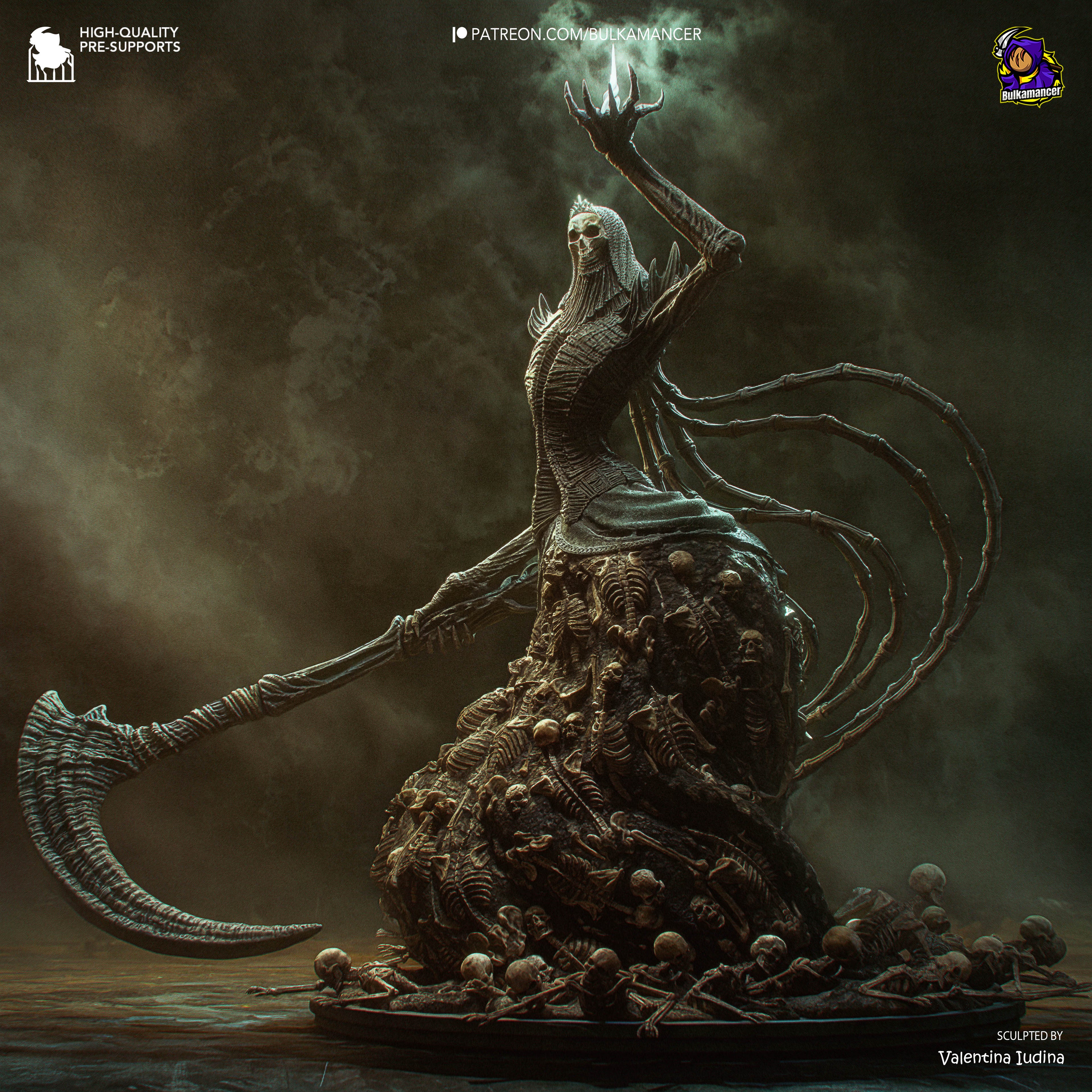 Veiled Bone Sovereign | 1/8 Unpainted Resin Kit Model