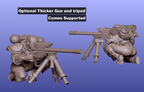 Eclipse Marksman Duo | 32mm Unpainted Resin Kit Model