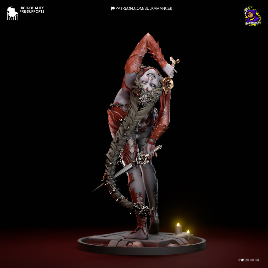 Crimson Blood Ritualist | 1/8 Unpainted Resin Kit Model