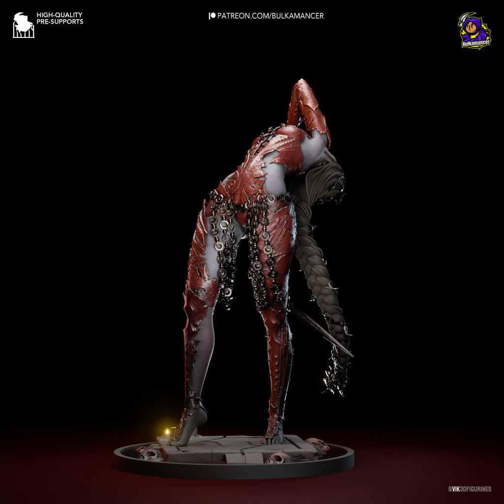 Crimson Blood Ritualist | 1/8 Unpainted Resin Kit Model