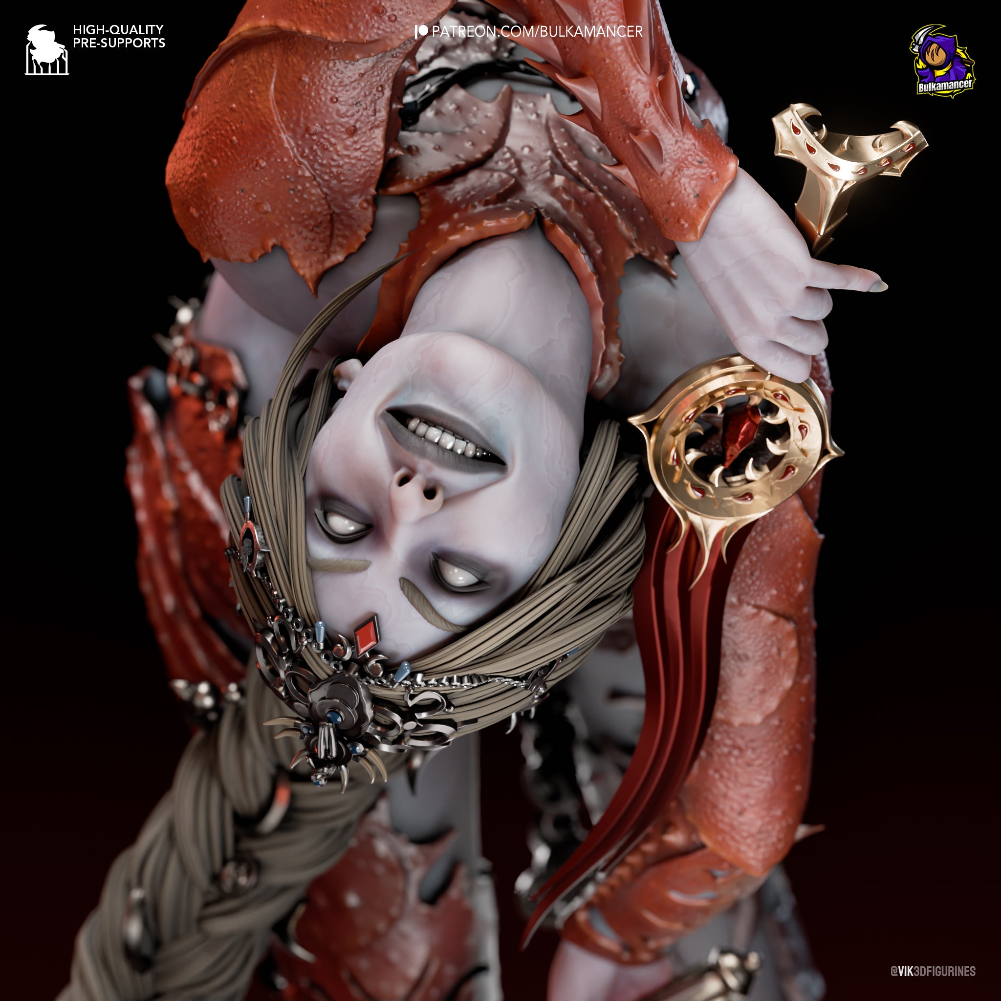 Crimson Blood Ritualist | 1/8 Unpainted Resin Kit Model