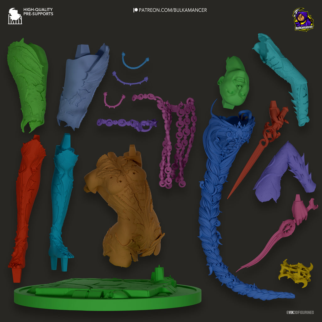 Crimson Blood Ritualist | 1/8 Unpainted Resin Kit Model