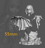 Cloaked Veilwalker | Chibi Unpainted Resin Kit Model