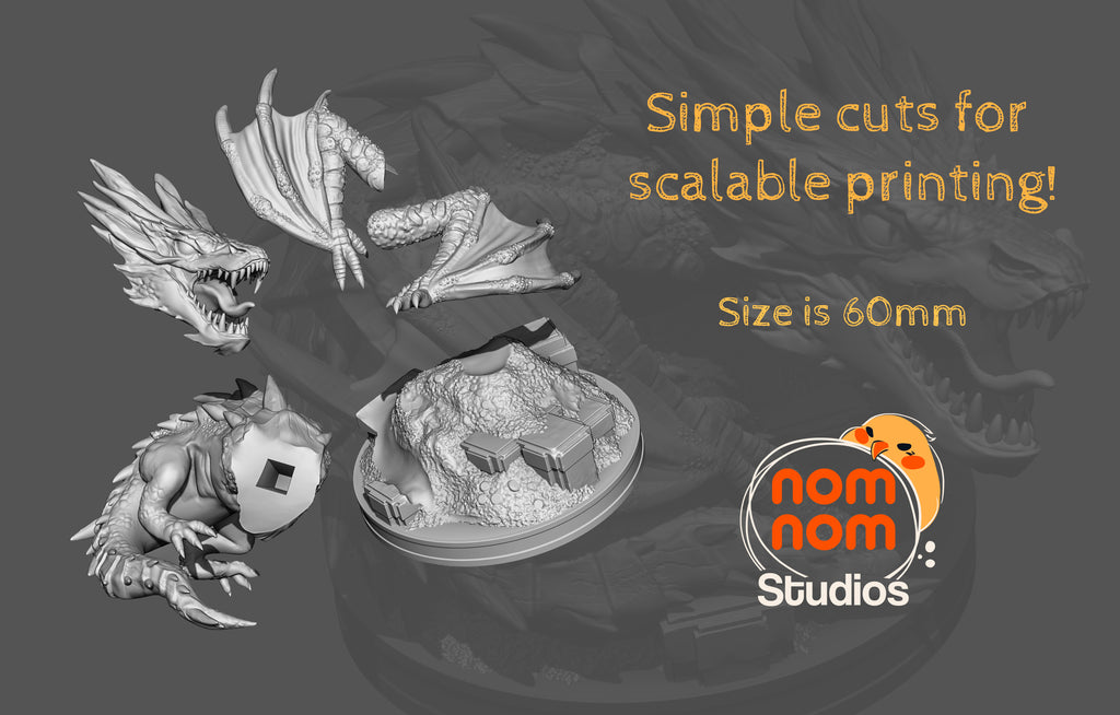 Spikecrest Ruinfang | Chibi Unpainted Resin Kit Model