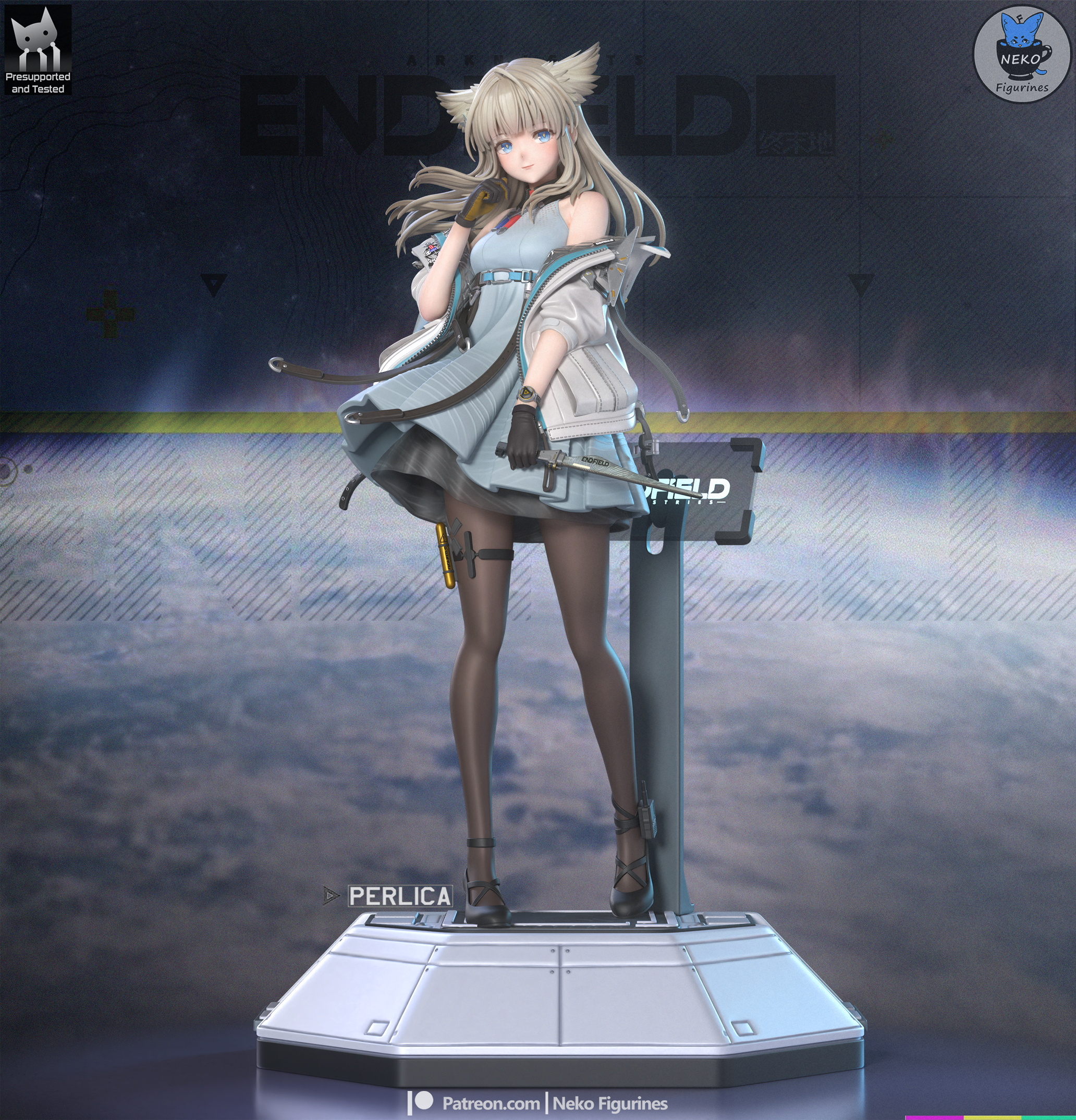 Arctic Fox Vanguard | 1/7 Unpainted Resin Kit Model