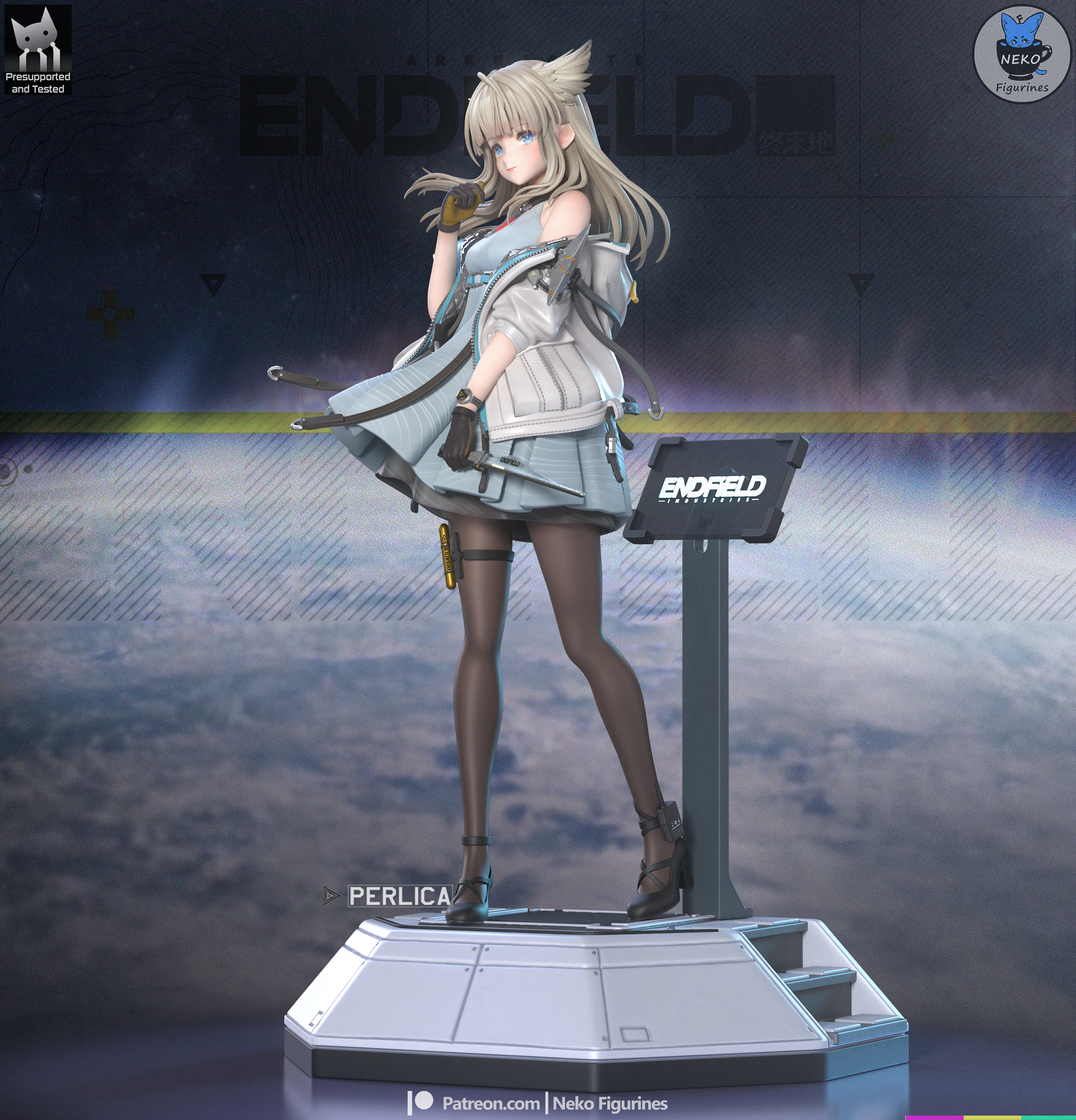 Arctic Fox Vanguard | 1/7 Unpainted Resin Kit Model