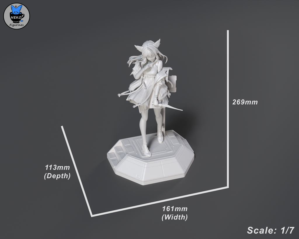 Arctic Fox Vanguard | 1/7 Unpainted Resin Kit Model