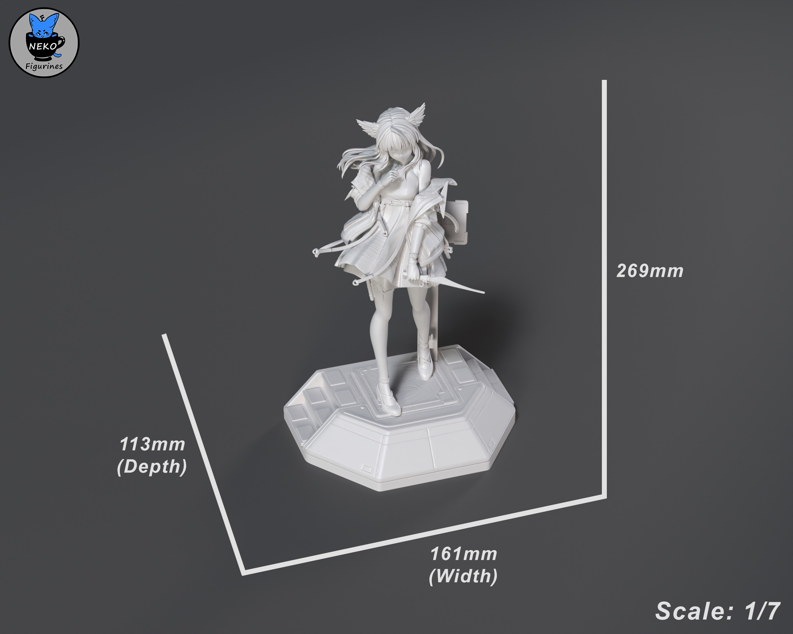 Arctic Fox Vanguard | 1/7 Unpainted Resin Kit Model