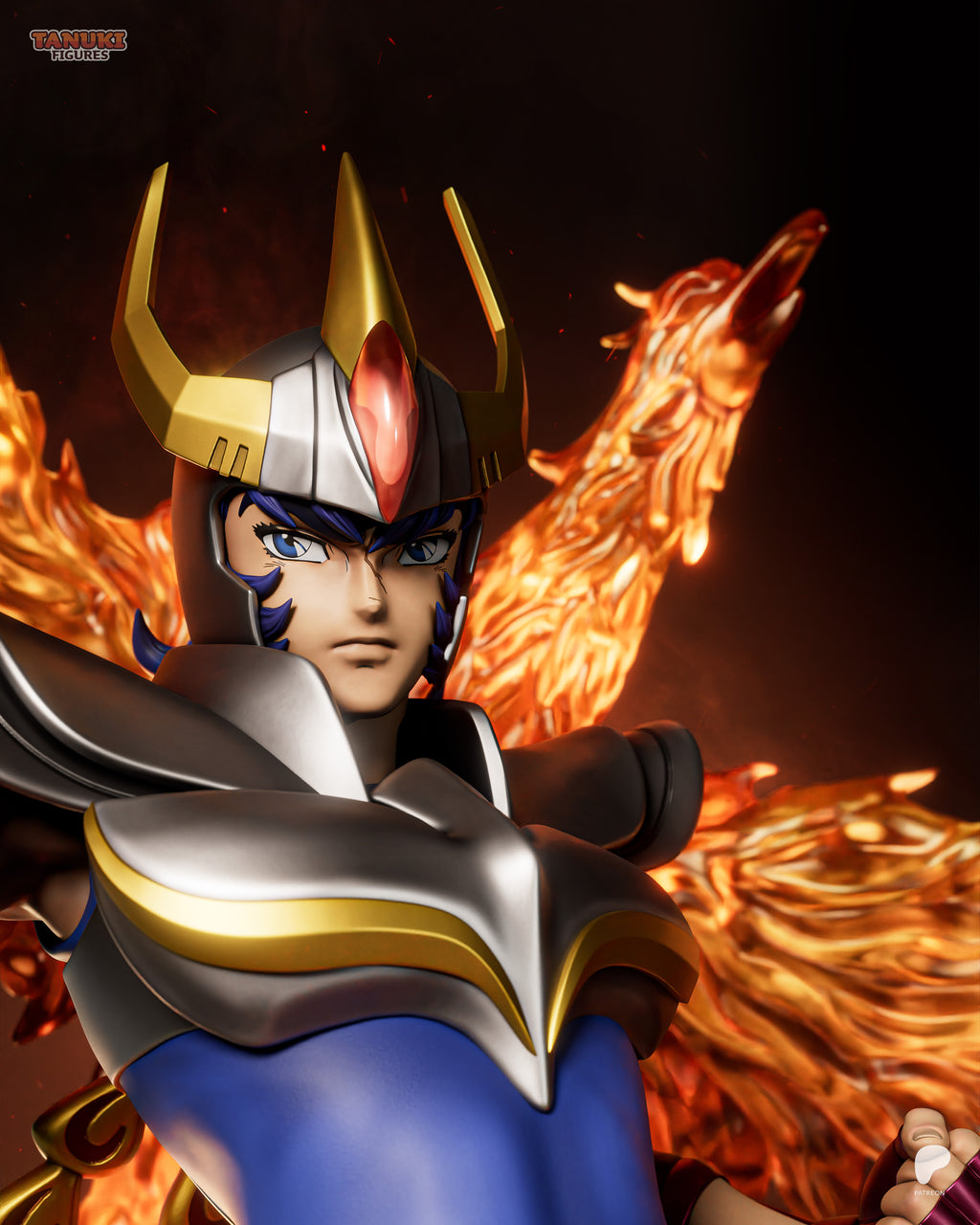 Blazing Phoenix Knight | 1/6 Unpainted Resin Kit Model