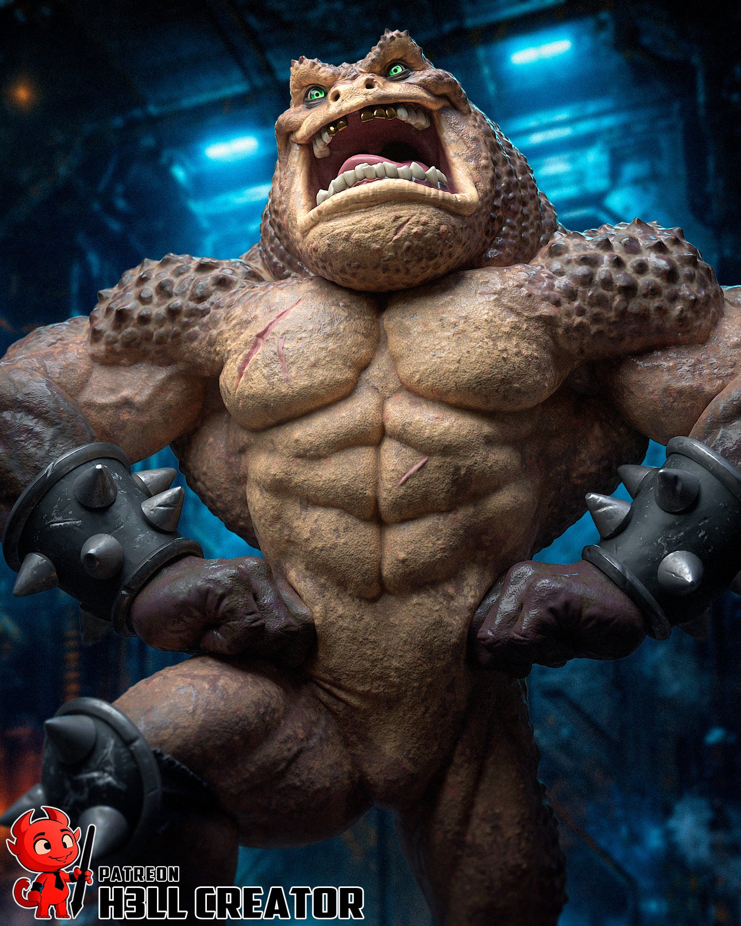 Bog Crusher Behemoth | 1/10 Unpainted Resin Kit Model
