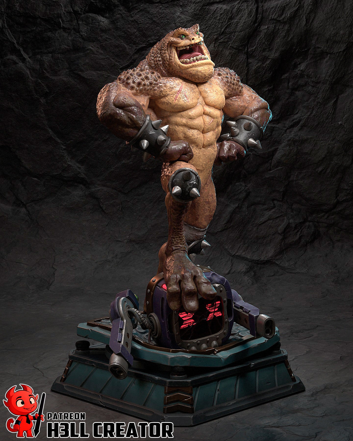 Bog Crusher Behemoth | 1/10 Unpainted Resin Kit Model