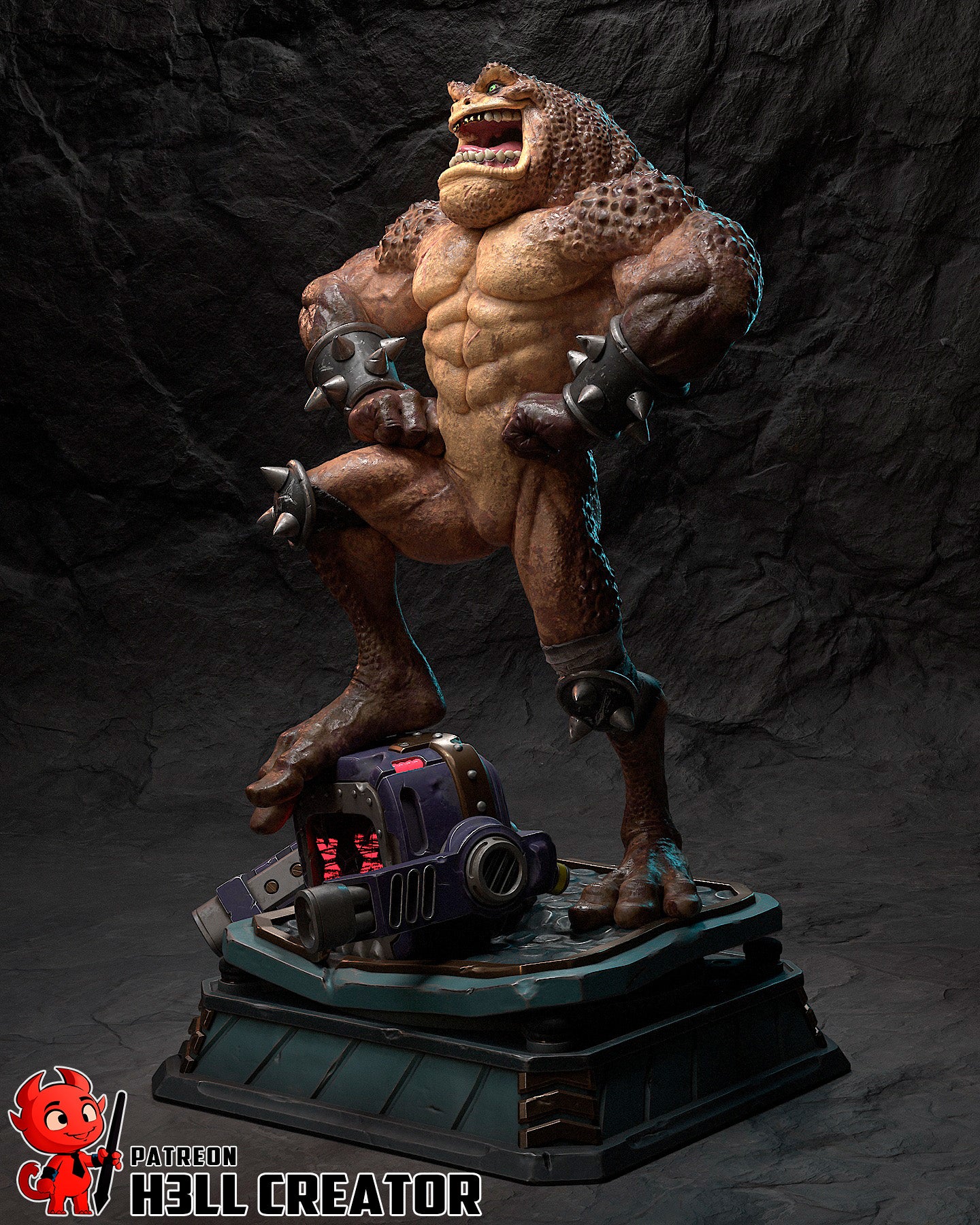 Bog Crusher Behemoth | 1/10 Unpainted Resin Kit Model