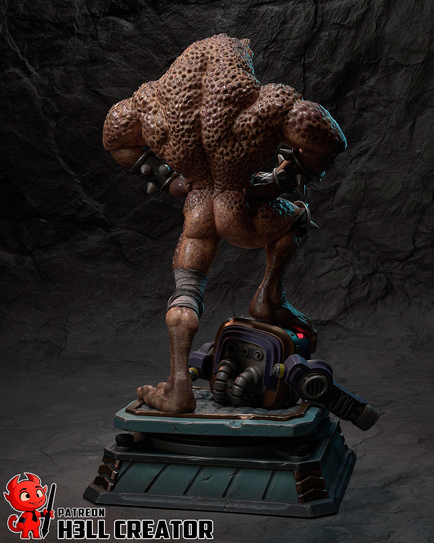 Bog Crusher Behemoth | 1/10 Unpainted Resin Kit Model