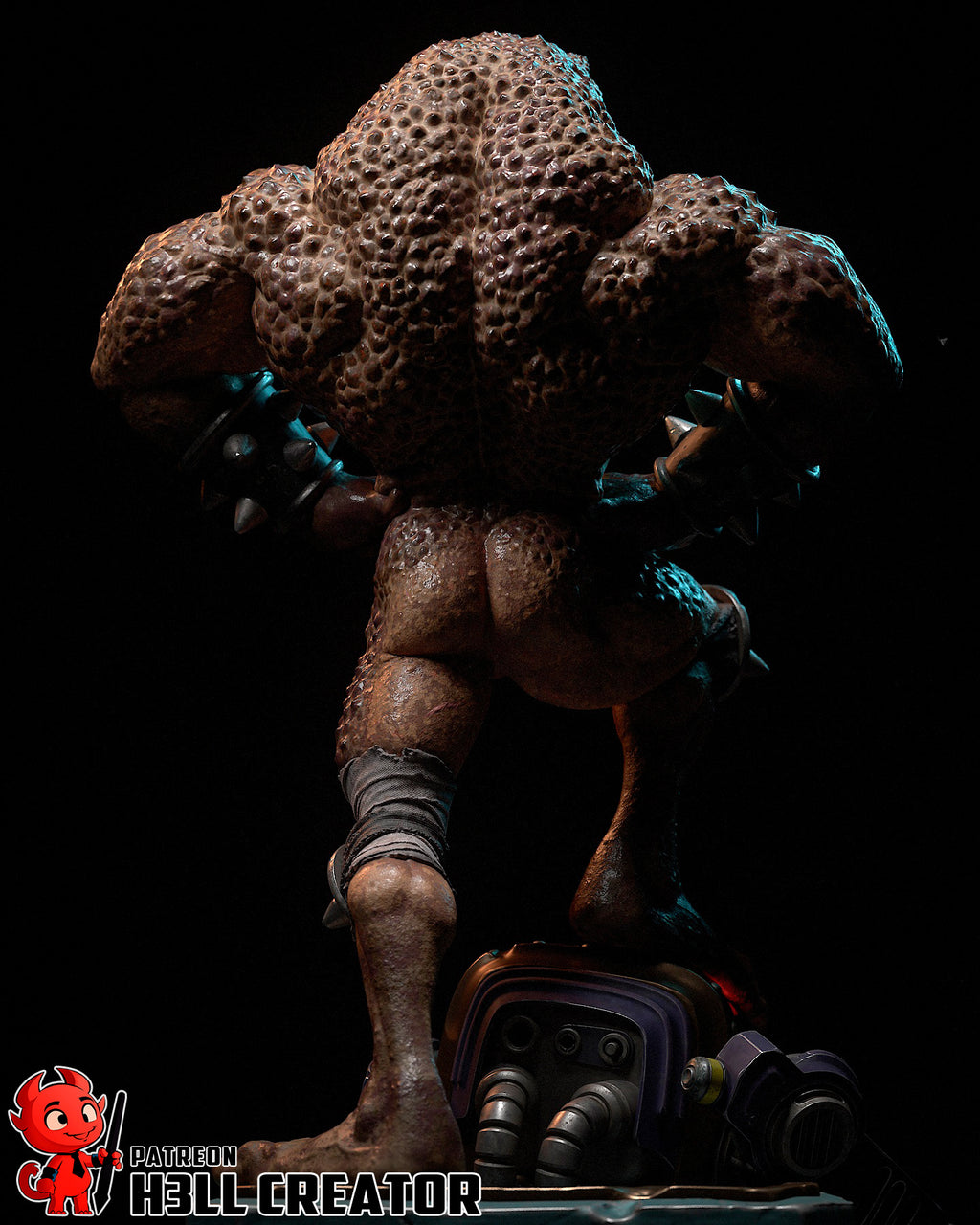 Bog Crusher Behemoth | 1/10 Unpainted Resin Kit Model