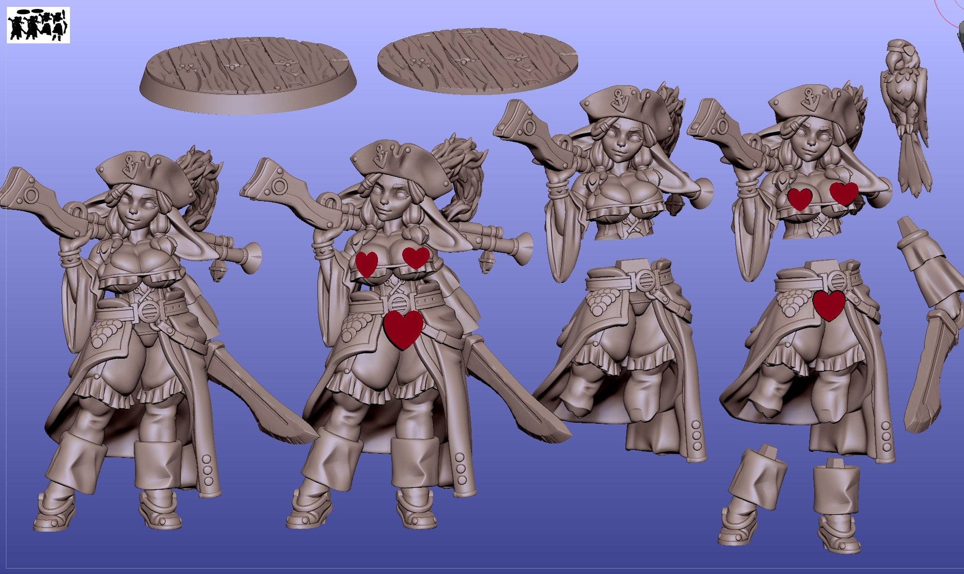 Goblin Sea Reaver | 32mm & 75mm Unpainted Resin Kit Model