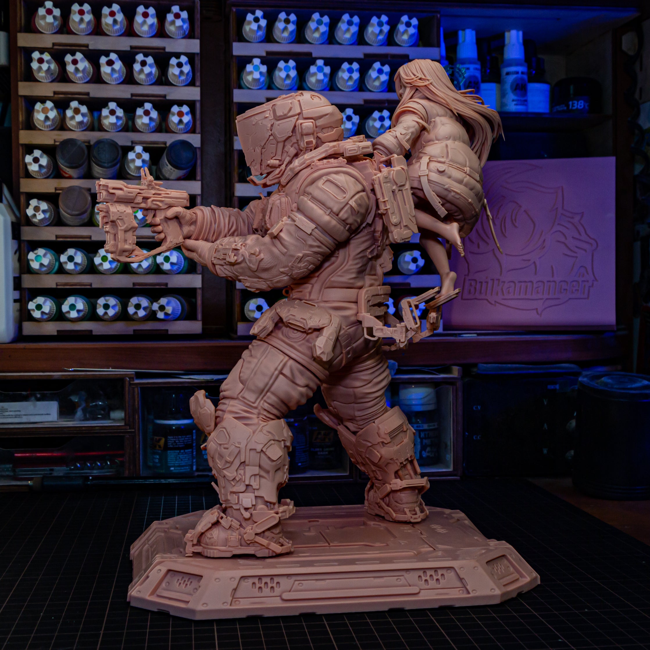 Nebula Vanguard Duo | 1/8 Unpainted Resin Kit Model