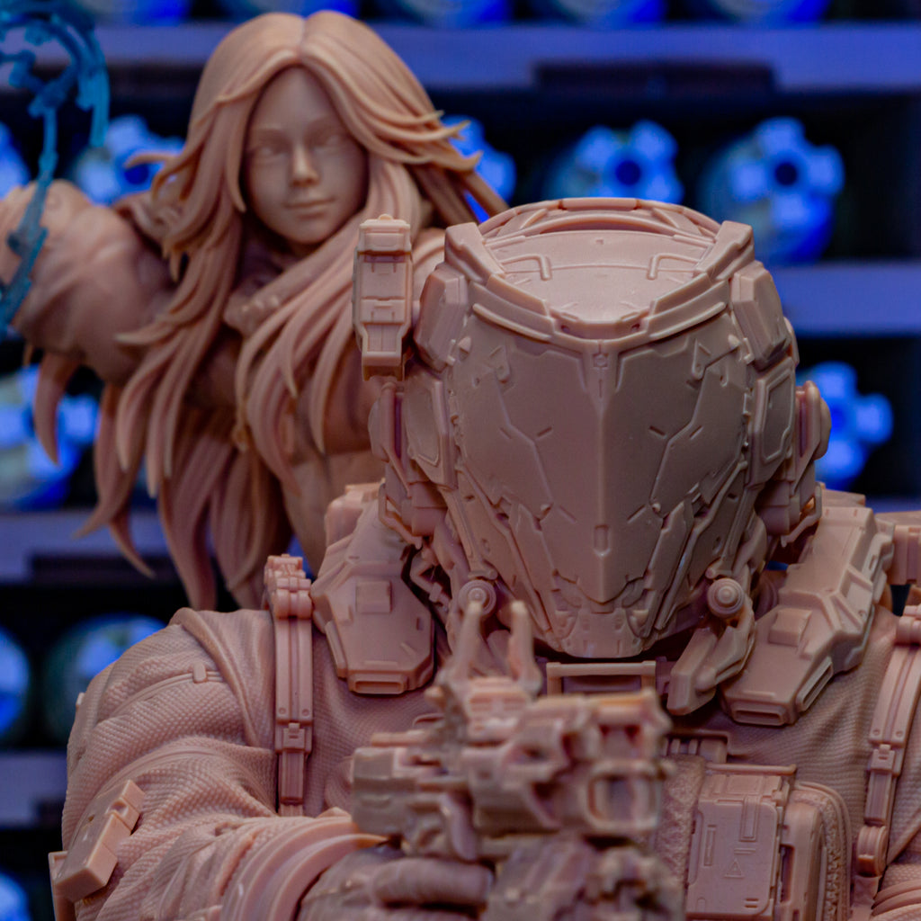 Nebula Vanguard Duo | 1/8 Unpainted Resin Kit Model
