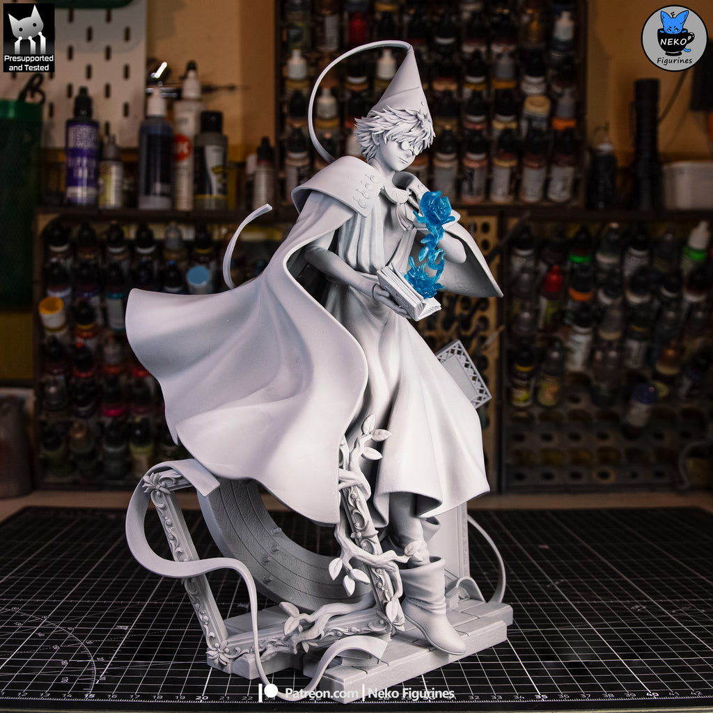Enigmatic Arcane Sage | 1/7 Unpainted Resin Kit Model