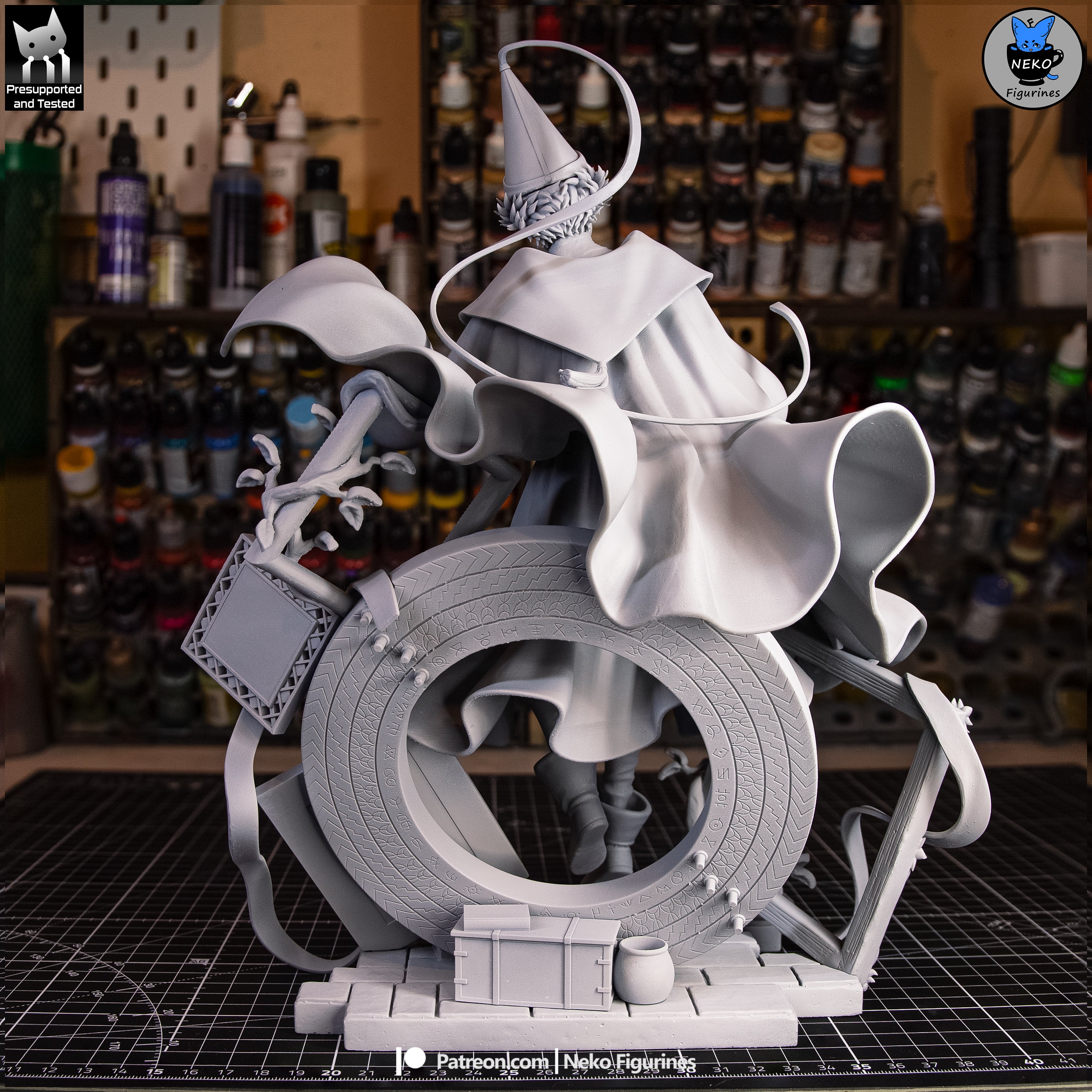 Enigmatic Arcane Sage | 1/7 Unpainted Resin Kit Model