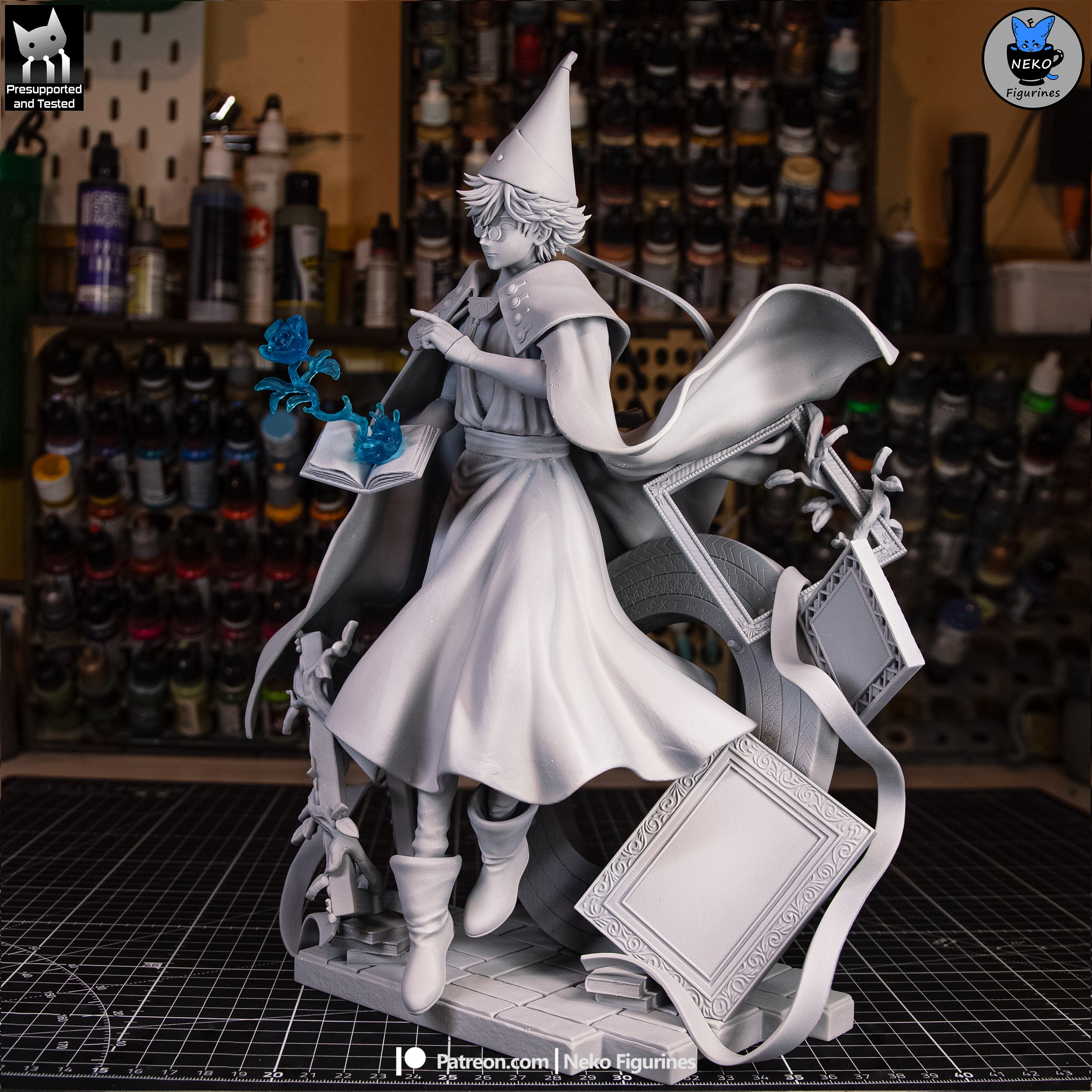 Enigmatic Arcane Sage | 1/7 Unpainted Resin Kit Model