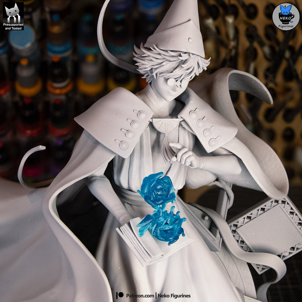 Enigmatic Arcane Sage | 1/7 Unpainted Resin Kit Model