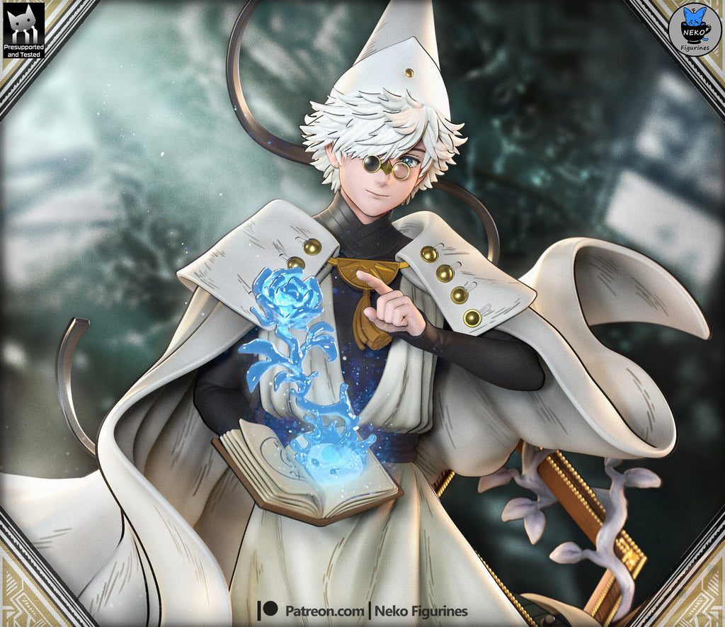 Enigmatic Arcane Sage | 1/7 Unpainted Resin Kit Model