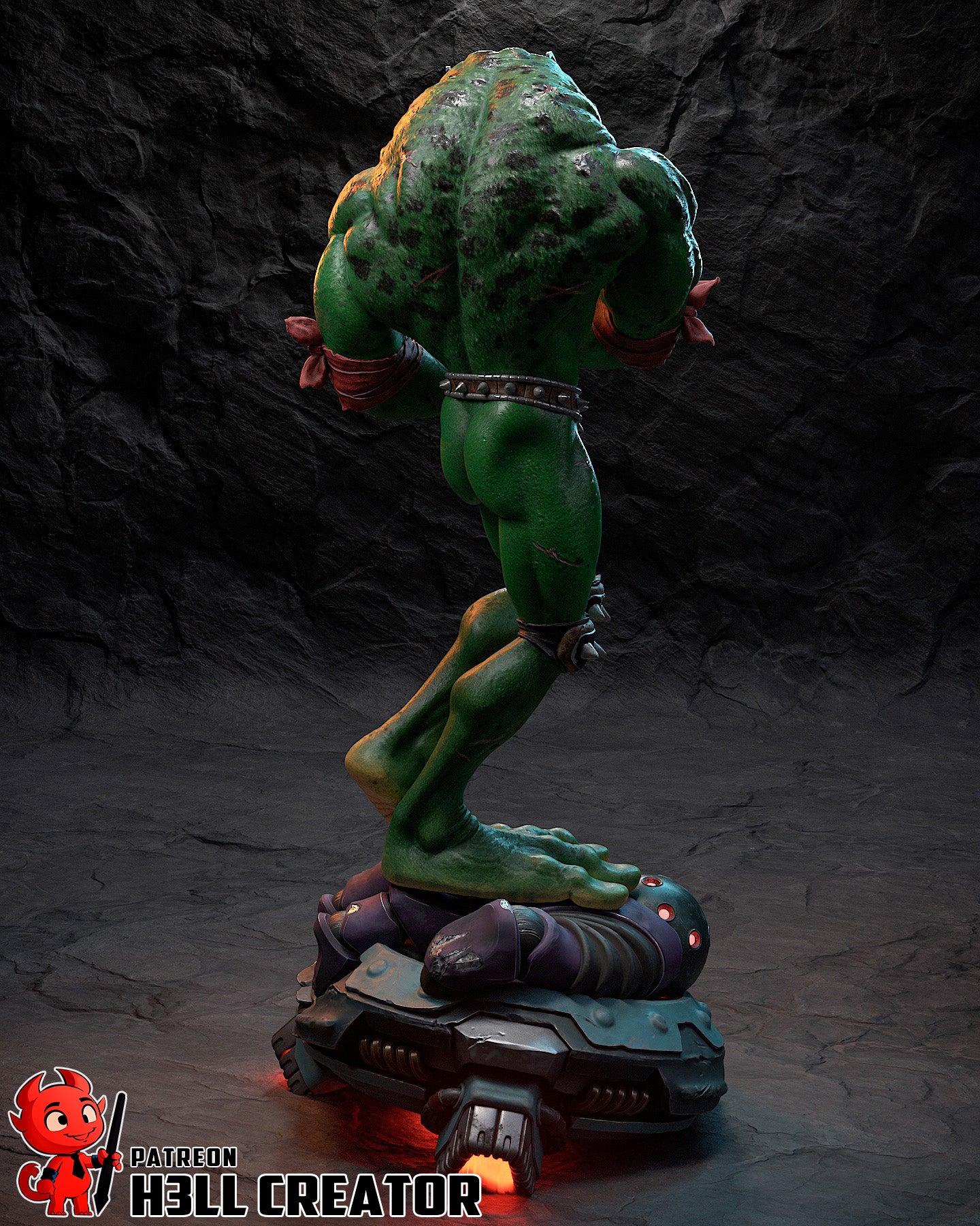 Bogbeast Crusher | 1/10 Unpainted Resin Kit Model