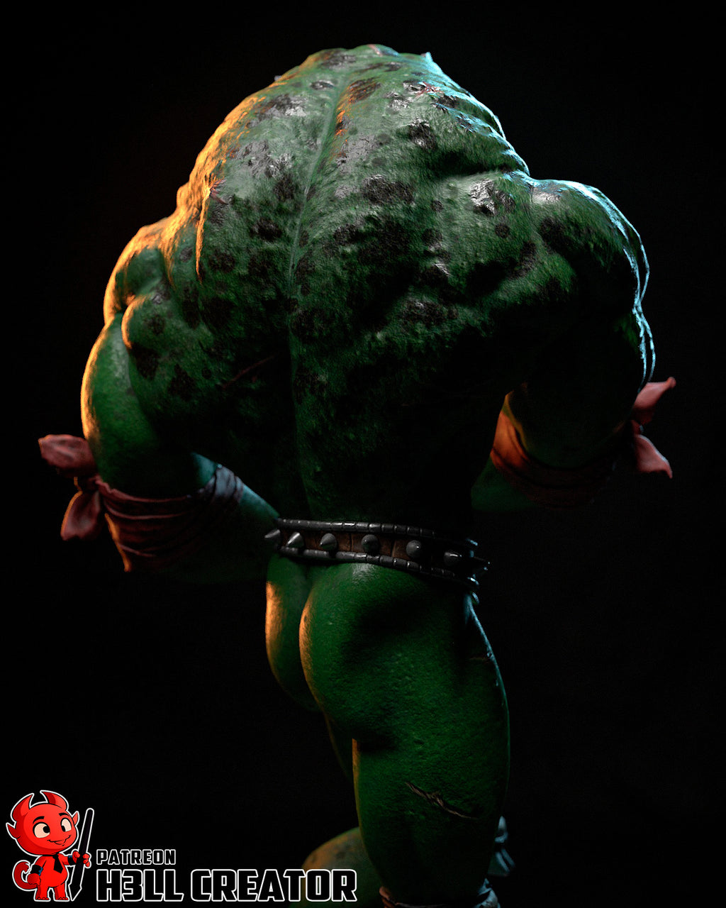 Bogbeast Crusher | 1/10 Unpainted Resin Kit Model