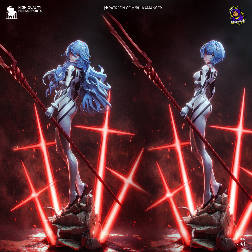 Crimson Spear Sentinel | 1/8 Unpainted Resin Kit Model