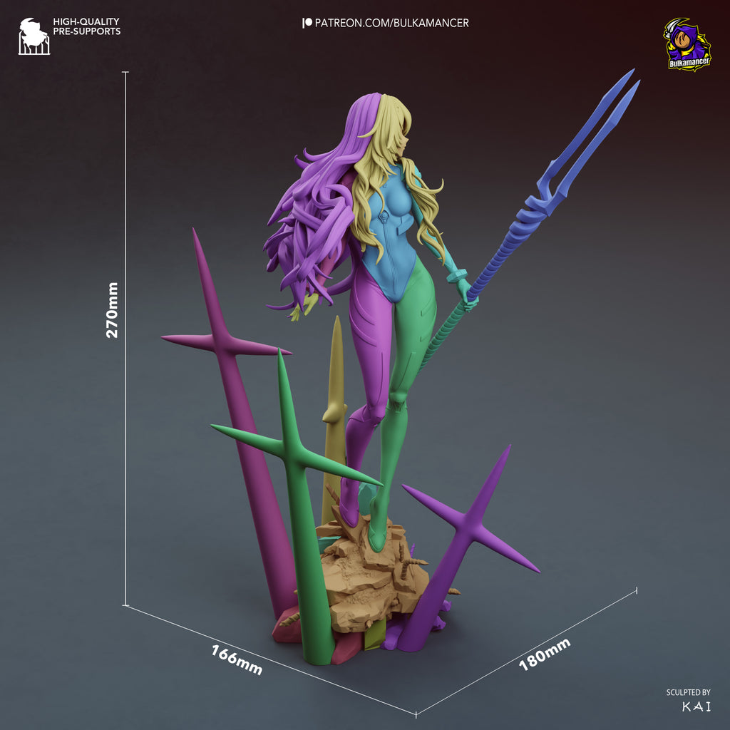 Crimson Spear Sentinel | 1/8 Unpainted Resin Kit Model