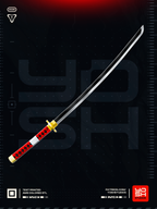 Eclipse Harmony Katana | 1:1 Full Color Kit Model