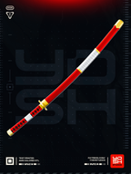 Eclipse Harmony Katana | 1:1 Full Color Kit Model
