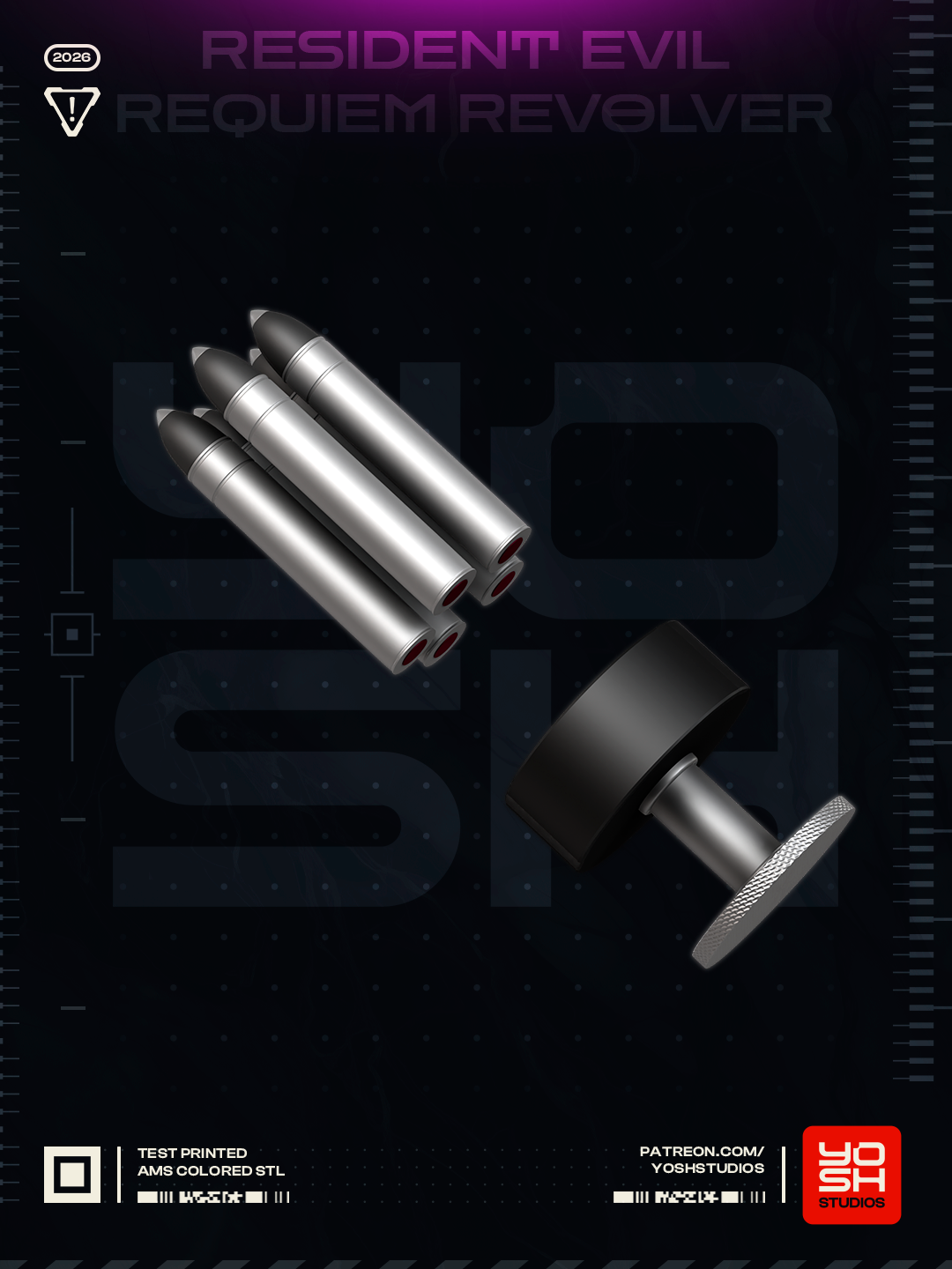 Eclipse Reaver Revolver | 1:1 Unpainted Kit Model