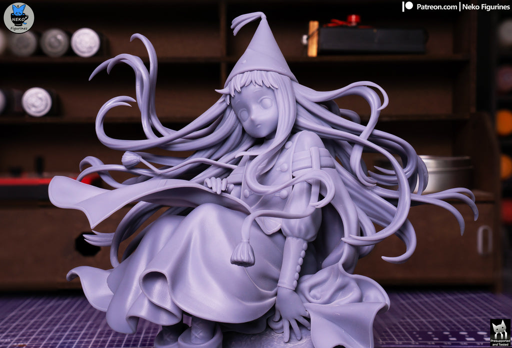 Whimsical Blue Witch | 1/7 Unpainted Resin Kit