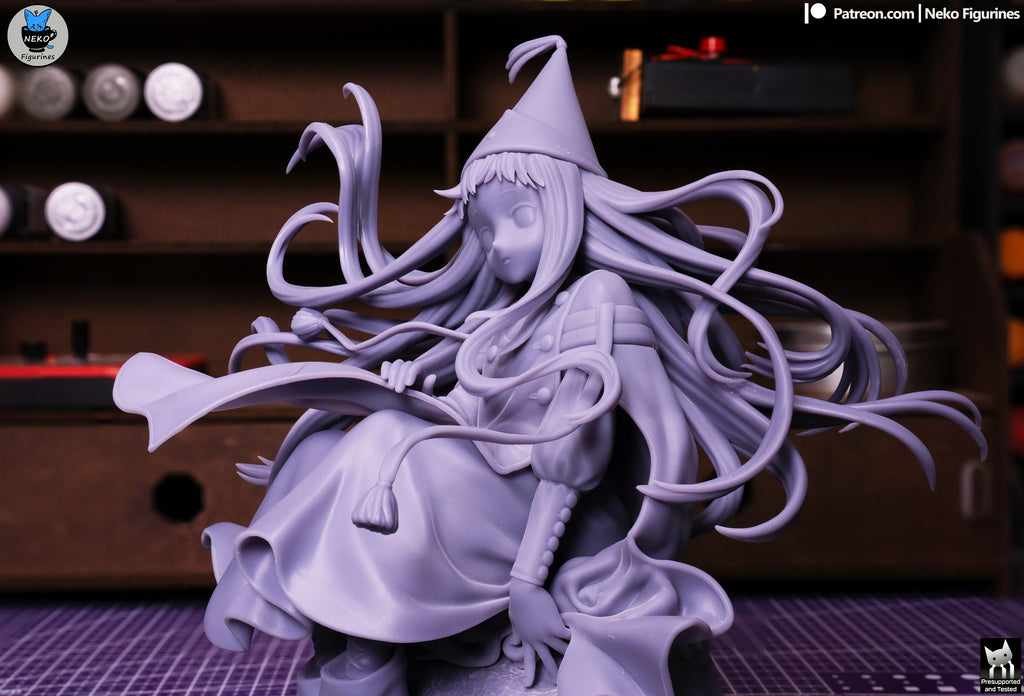 Whimsical Blue Witch | 1/7 Unpainted Resin Kit