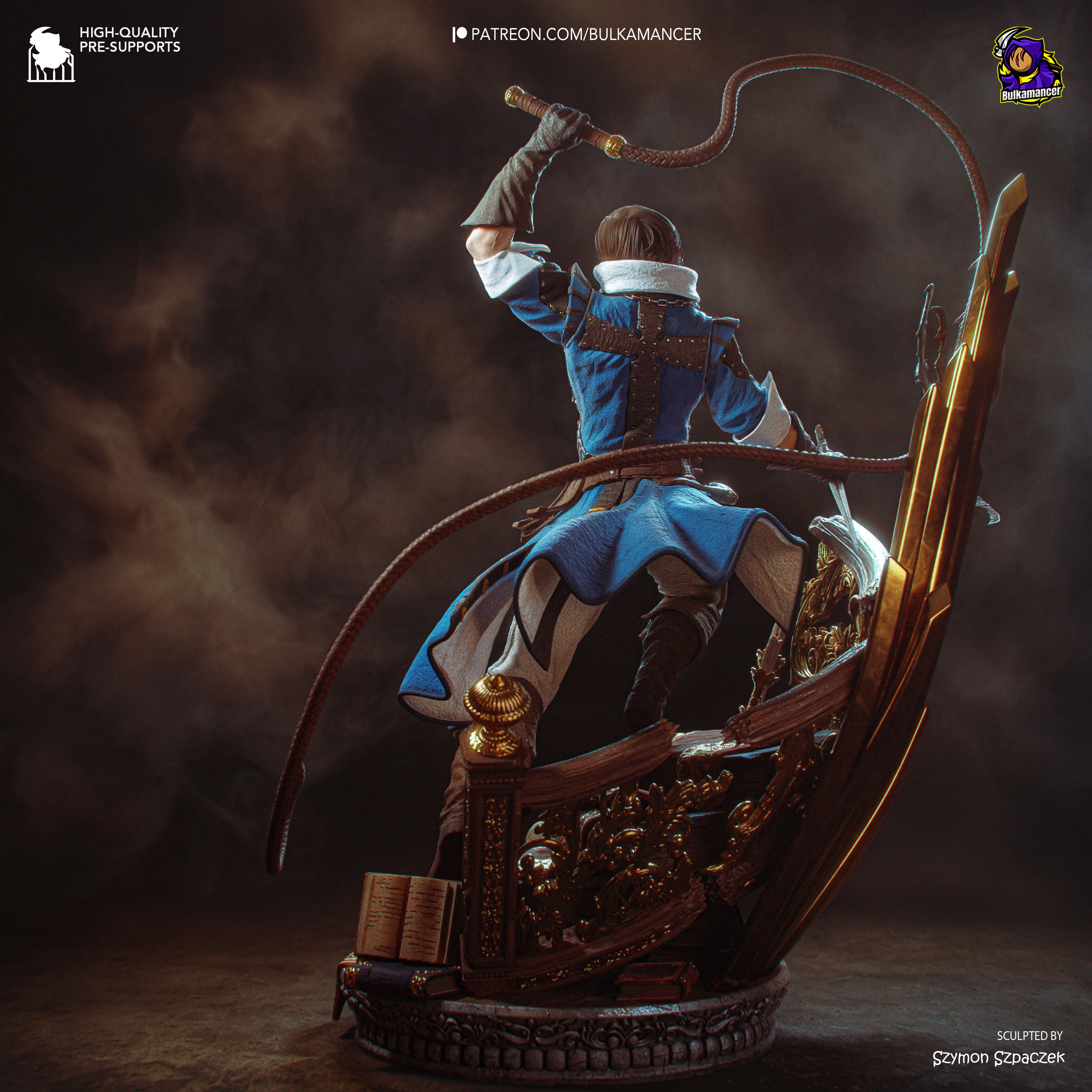 Nocturnal Lash Hunter | 1/8 Unpainted Resin Kit Model
